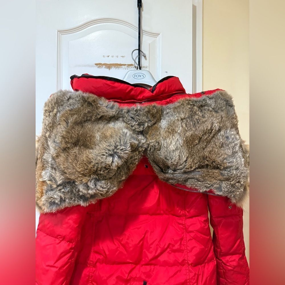 Pajar Women's Cougar Long Down Parka with removable Fur Hood, S, Used see pics - Picture 14 of 15